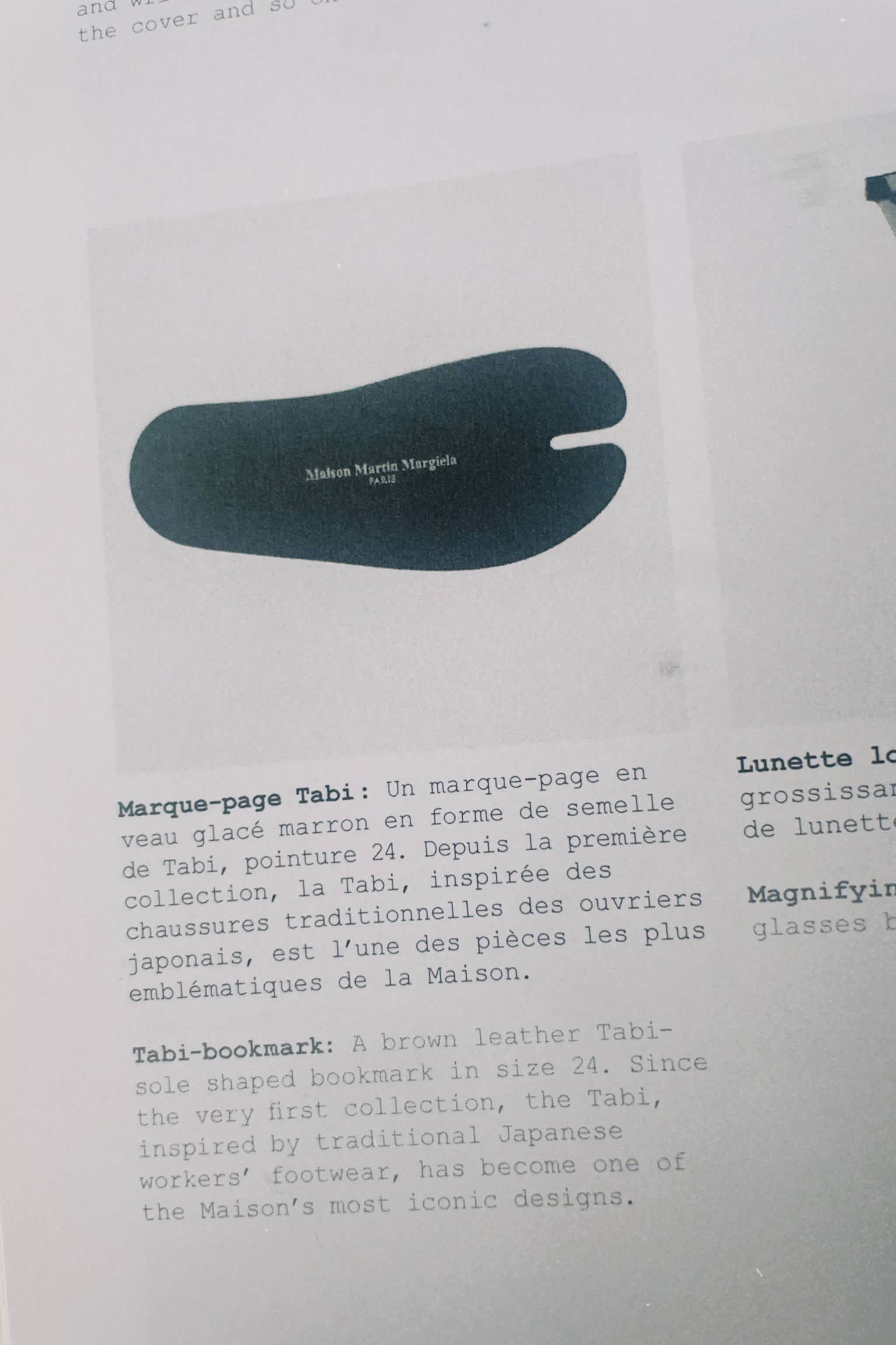 mint film office - Tabi bookmark